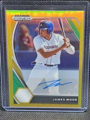 James Wood [Gold Prizm] #62 Baseball Cards 2021 Panini Prizm Draft Picks Prices