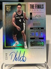 Derrick White [Horizontal Autograph the Finals] #128 Basketball Cards 2017 Panini Contenders Prices