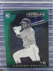 Wander Franco [Green] #1 Baseball Cards 2022 Panini Chronicles Titan Prices
