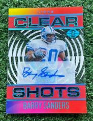 Barry Sanders [Signature Pink] Football Cards 2021 Panini Illusions Clear Shots Prices