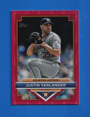 Justin Verlander [Red] #4 Baseball Cards 2023 Topps Flagship Collection Prices