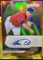 Aaron Civale [Bronze Donut Circles Prizm] Baseball Cards 2020 Panini Prizm Rookie Autographs Prices