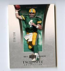 Brett Favre #15 Football Cards 2005 Upper Deck Exquisite Collection Prices