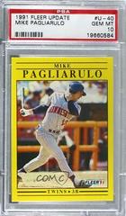 Mike Pagliarulo #U-40 Baseball Cards 1991 Fleer Update Prices