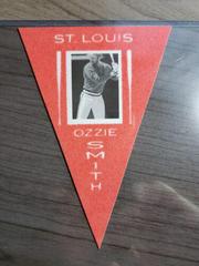 Ozzie Smith [Red] Baseball Cards 2013 Panini Cooperstown Pennants Prices
