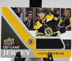 David Pastrnak #GJ-DP Hockey Cards 2020 Upper Deck UD Game Jersey Prices