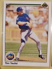 Tim Teufel #492 Baseball Cards 1990 Upper Deck Prices