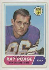Ray Poage #30 Football Cards 1968 Topps Prices
