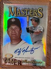 Edgar Martinez Baseball Cards 2021 Topps Finest 1997 Masters Autographs Prices