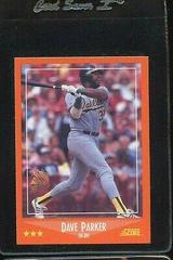 Dave Parker [Glossy] #50T Baseball Cards 1988 Score Traded Prices