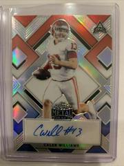Caleb Williams [Red White Blue Prismatic] #BA-CW1 Football Cards 2022 Leaf Metal Draft Autographs Prices