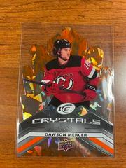 Dawson Mercer [Orange] #IC-64 Hockey Cards 2021 Upper Deck Ice Crystals Prices