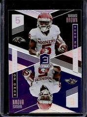 Marquise Brown Football Cards 2019 Donruss Elite Rookie on Deck Prices