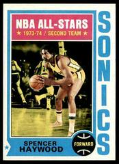 Spencer Haywood Basketball Cards 1974 Topps Prices
