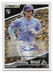 Bobby Witt Jr. [Autograph] #BG-11 Baseball Cards 2022 Topps Update Black Gold Prices