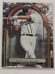 Chipper Jones [Gold] #22 Baseball Cards 2024 Topps Tribute Prices