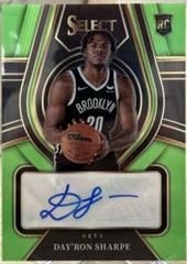 Day'Ron Sharpe [Green Prizm] #RS-DRS Basketball Cards 2021 Panini Select Rookie Signatures Prices