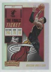 Hassan Whiteside [The Finals Ticket] #1 Basketball Cards 2018 Panini Contenders Prices