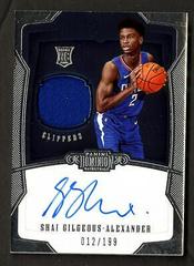 Shai Gilgeous-Alexander [Autograph Jersey Silver] Basketball Cards 2018 Panini Dominion Prices