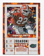 Emmitt Smith [Cracked Ice] #35 Football Cards 2017 Panini Contenders Draft Picks Prices