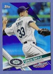 Drew Smyly [Rainbow Blue Foil] Baseball Cards 2017 Topps Opening Day Prices