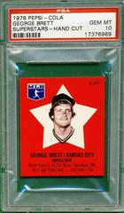 George Brett Baseball Cards 1978 Pepsi Cola Superstars Hand Cut Prices