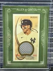 Anthony Rizzo #MFR-ARI Baseball Cards 2023 Topps Allen & Ginter Mini Framed Relics Prices