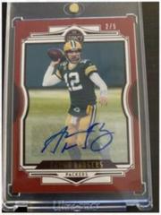 Aaron Rodgers [Red Autographs] Football Cards 2021 Panini Legacy Prices