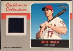 Shohei Ohtani #SO Baseball Cards 2019 Topps Heritage Clubhouse Collection Relics Prices