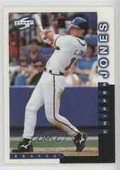 Chipper Jones [Sample] Baseball Cards 1998 Score Prices