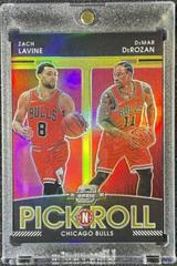 Zach LaVine, DeMar DeRozan [Gold] #16 Basketball Cards 2021 Panini Contenders Optic Pick n Roll Prices