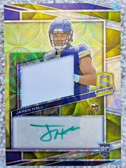 Jaren Hall #27 Football Cards 2023 Panini Spectra Rookie Autograph Neon Green Prices