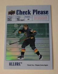 Keegan Kolesar Hockey Cards 2022 Upper Deck Allure Check Please Prices