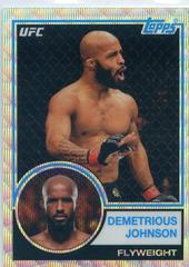 Demetrious Johnson [Wave] #UFC83-DJ Ufc Cards 2018 Topps UFC Chrome 1983 Prices