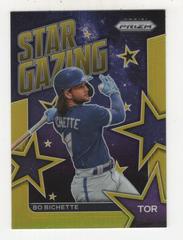 Bo Bichette [Gold Prizm] #SG-8 Baseball Cards 2022 Panini Prizm Star Gazing Prices