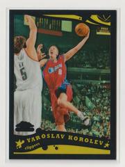 Yaroslav Korolev [Refractor] #214 Basketball Cards 2005 Topps Chrome Prices