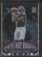 Malik Willis [Purple Stars] #WHR-2 Football Cards 2022 Panini Donruss Optic White Hot Rookies Prices