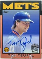 Tim Teufel [Peach] Baseball Cards 2017 Topps Archives Fan Favorites Autographs Prices