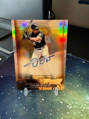 Frank Thomas Baseball Cards 2024 Topps Tribute Pillars of the Game Autograph Prices