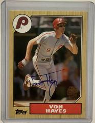 Von Hayes Baseball Cards 2012 Topps Archives Fan Favorite Autographs Prices
