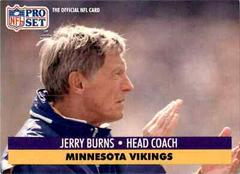 Jerry Burns Football Cards 1991 Pro Set Prices
