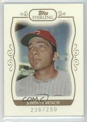 Johnny Bench #16 Baseball Cards 2008 Topps Sterling Prices