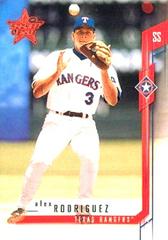 Alex Rodriguez #1 Baseball Cards 2001 Leaf Rookies & Stars Prices