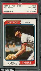 Al Kaline #215 Baseball Cards 1974 O Pee Chee Prices