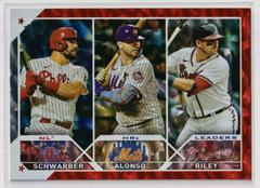 Austin Riley, Kyle Schwarber, Pete Alonso [Orange Foil] Baseball Cards 2023 Topps Prices