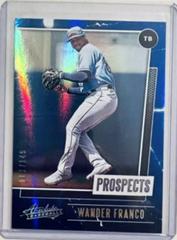 Wander Franco [Spectrum Blue] Baseball Cards 2021 Panini Absolute Prospects Prices