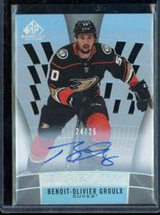 Benoit Olivier Groulx [Autograph] Hockey Cards 2021 SP Game Used Purity Prices