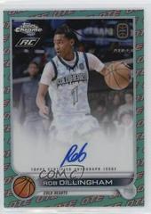 Rob Dillingham [Aqua Red] #CA-RD3 Basketball Cards 2022 Topps Chrome OTE Overtime Elite Autographs Prices