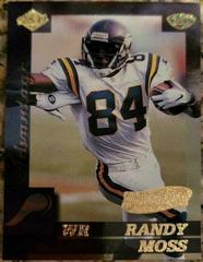 Randy Moss [HoloGold] #91 Football Cards 1999 Collector's Edge Advantage Prices