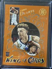 Chris Duarte [Orange] Basketball Cards 2021 Panini Illusions King of Cards Prices